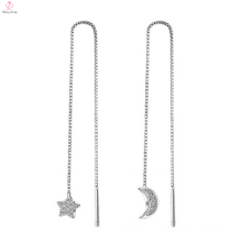 Personalized 925 China Jewelry Silver Cz Earrings